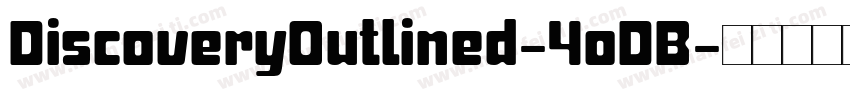 DiscoveryOutlined-4oDB字体转换