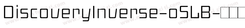 DiscoveryInverse-o5LB字体转换