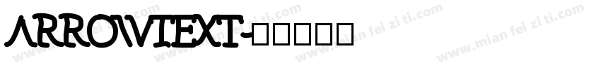 ArrowText字体转换