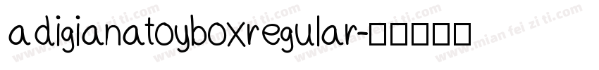 adigianatoyboxregular字体转换