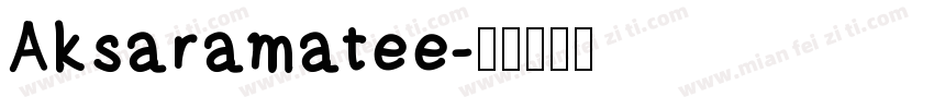 Aksaramatee字体转换
