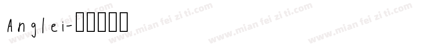 Anglei字体转换