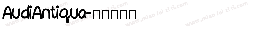 AudiAntiqua字体转换