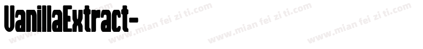 VanillaExtract字体转换