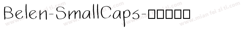 Belen-SmallCaps字体转换
