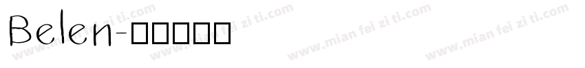 Belen字体转换