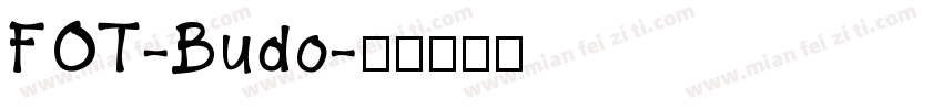 FOT-Budo字体转换