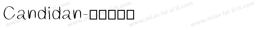 Candidan字体转换