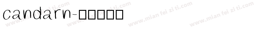 candarn字体转换