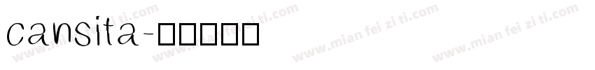 cansita字体转换