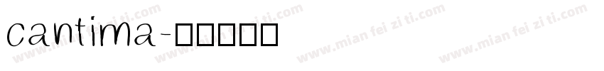 cantima字体转换