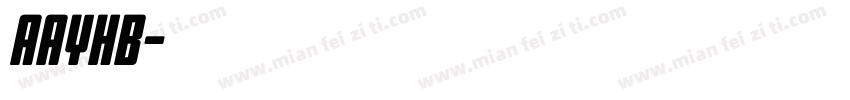 AaYHB字体转换