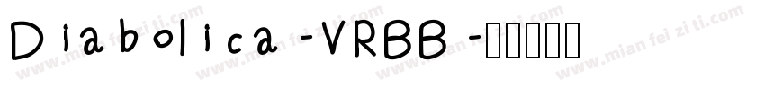 Diabolica-VRBB字体转换