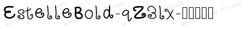 EstelleBold-qZ3lx字体转换