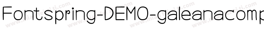 Fontspring-DEMO-galeanacompressed字体转换