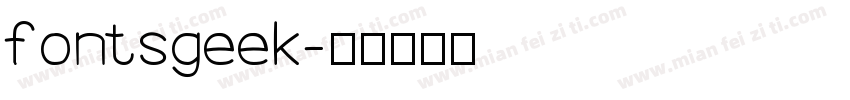 fontsgeek字体转换
