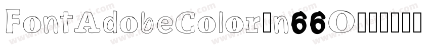 FontAdobeColor-n66O字体转换