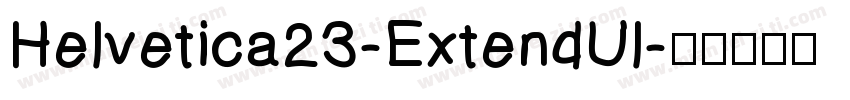Helvetica23-ExtendUl字体转换