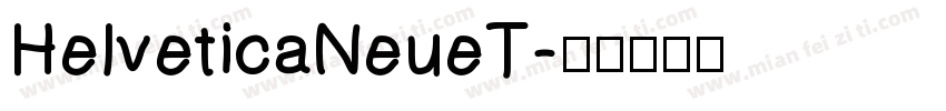HelveticaNeueT字体转换