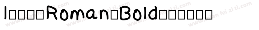 I772-Roman-Bold字体转换