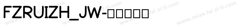 FZRUIZH_JW字体转换