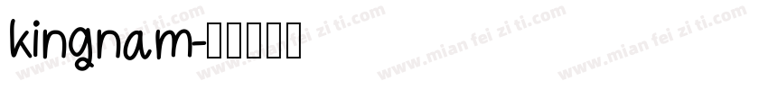kingnam字体转换
