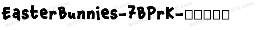 EasterBunnies-7BPrK字体转换