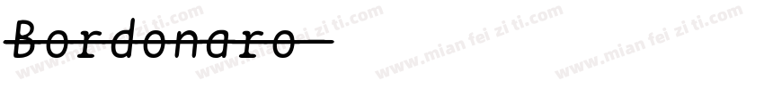 Bordonaro字体转换