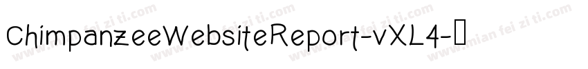 ChimpanzeeWebsiteReport-vXL4字体转换