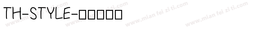 TH-STYLE字体转换