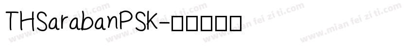 THSarabanPSK字体转换