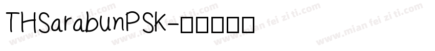 THSarabunPSK字体转换