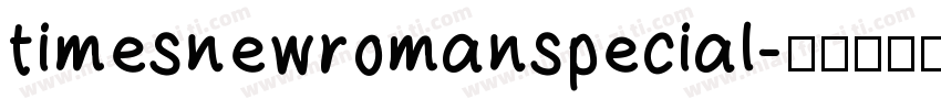 timesnewromanspecial字体转换