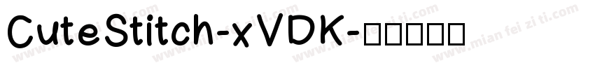 CuteStitch-xVDK字体转换
