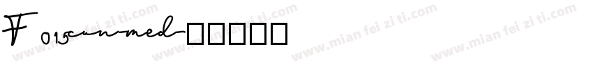 F015con-med字体转换