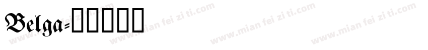 Belga字体转换