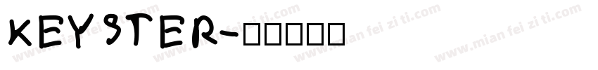 KEYSTER字体转换