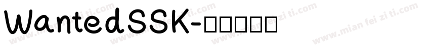 WantedSSK字体转换