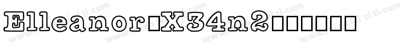 Elleanor-X34n2字体转换