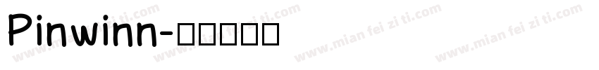 Pinwinn字体转换