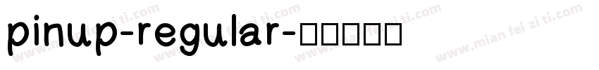 pinup-regular字体转换