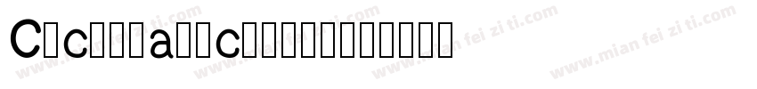 CockItalic-84pZ字体转换