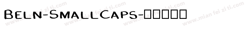Beln-SmallCaps字体转换