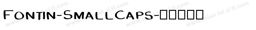 Fontin-SmallCaps字体转换