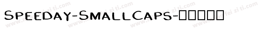 Speeday-SmallCaps字体转换