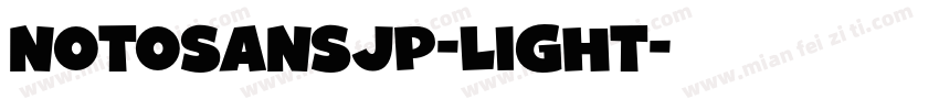 NOTOSANSJP-LIGHT字体转换