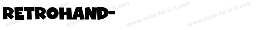 RETROHAND字体转换