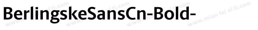 BerlingskeSansCn-Bold字体转换