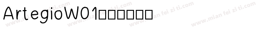 ArtegioW01字体转换