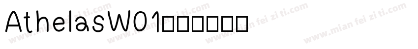 AthelasW01字体转换